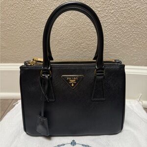 Prada Galleria Small Saffiano Leather Top Handle Bag
